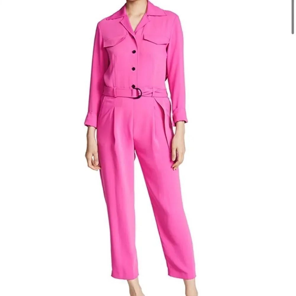 Kenzo Fuschia belted Jumpsuit